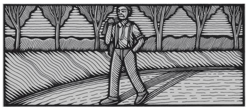 Walking is the best way to go more slowly than any other method that has ever been found.